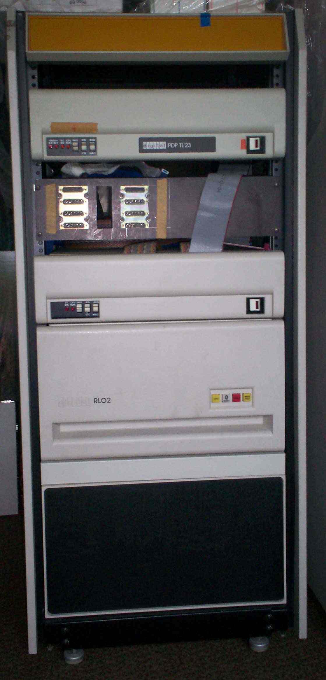 PDP11/73
                      main front